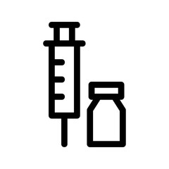 injection icon or logo isolated sign symbol vector illustration - high quality black style vector icons
