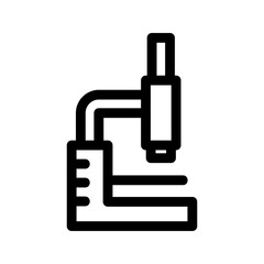 microscope icon or logo isolated sign symbol vector illustration - high quality black style vector icons
