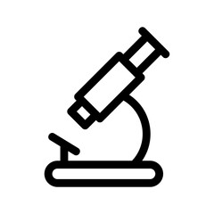 microscope icon or logo isolated sign symbol vector illustration - high quality black style vector icons

