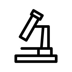 microscope icon or logo isolated sign symbol vector illustration - high quality black style vector icons

