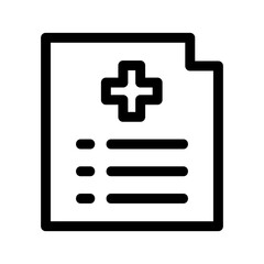 Fototapeta premium prescription icon or logo isolated sign symbol vector illustration - high quality black style vector icons 