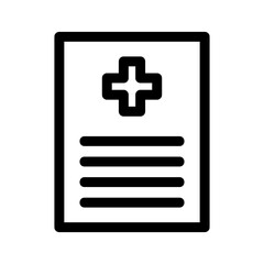 Fototapeta premium prescription icon or logo isolated sign symbol vector illustration - high quality black style vector icons 