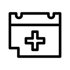schedule icon or logo isolated sign symbol vector illustration - high quality black style vector icons
