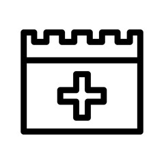 schedule icon or logo isolated sign symbol vector illustration - high quality black style vector icons
