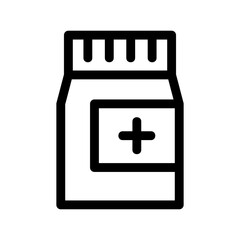 Obraz premium syrup medicine icon or logo isolated sign symbol vector illustration - high quality black style vector icons 