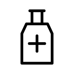 syrup medicine icon or logo isolated sign symbol vector illustration - high quality black style vector icons
