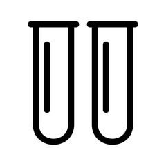 test tube icon or logo isolated sign symbol vector illustration - high quality black style vector icons
