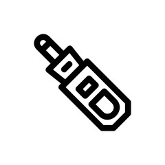 thermometer icon or logo isolated sign symbol vector illustration - high quality black style vector icons
