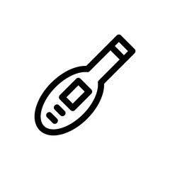 thermometer icon or logo isolated sign symbol vector illustration - high quality black style vector icons
