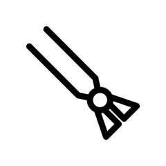 tweezers icon or logo isolated sign symbol vector illustration - high quality black style vector icons
