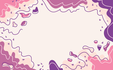 Hand drawn abstract doodle background