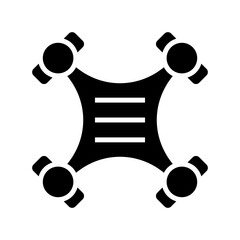drone icon or logo isolated sign symbol vector illustration - high quality black style vector icons
