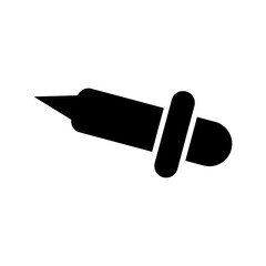 dropper icon or logo isolated sign symbol vector illustration - high quality black style vector icons
