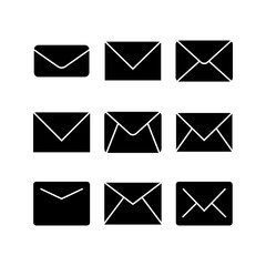 email icon or logo isolated sign symbol vector illustration - high quality black style vector icons
