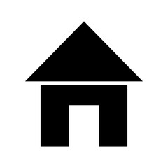 home icon or logo isolated sign symbol vector illustration - high quality black style vector icons
