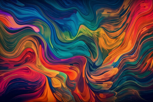 Abstract organic colorful background wallpaper design -ai