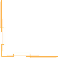 Art Line Border Corner Design Vector 