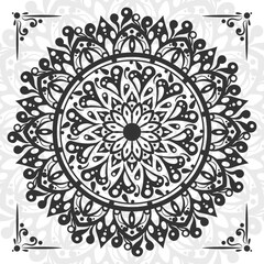 Lineal mandala background
