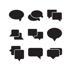 talk icon or logo isolated sign symbol vector illustration - high quality black style vector icons
