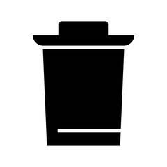 trash icon or logo isolated sign symbol vector illustration - high quality black style vector icons
