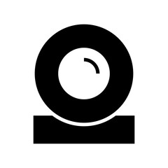 webcam icon or logo isolated sign symbol vector illustration - high quality black style vector icons
