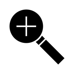 zoom in icon or logo isolated sign symbol vector illustration - high quality black style vector icons
