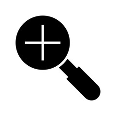 zoom in icon or logo isolated sign symbol vector illustration - high quality black style vector icons
