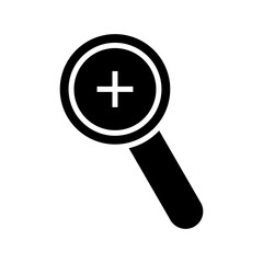 zoom in icon or logo isolated sign symbol vector illustration - high quality black style vector icons
