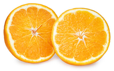 Fresh Orange fruit on whithe background, Dekopon orange or sumo mandarin tangerine Isolate on white with clipping path.