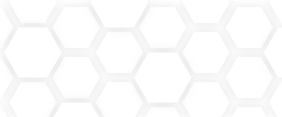 abstract white hexagon concept abstract technology background design. Vector Illustration