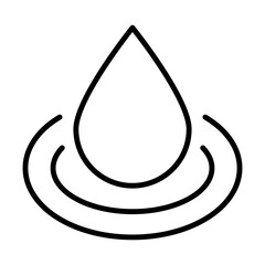 Moisturizing oil drop icon vector for cosmetic product, graphic design, logo, website, social media, mobile app, UI illustration