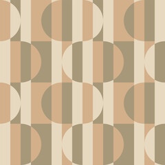 Seamless pattern for decorating any surfaces or things. Geometric abstract ornament.