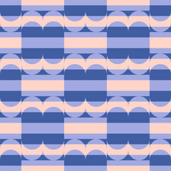 Seamless pattern for decorating any surfaces or things. Geometric abstract ornament.