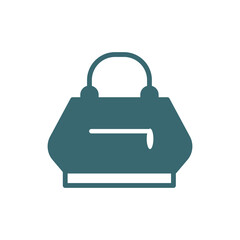 fashion bag icon. Filled fashion bag icon from fashion and things collection. Glyph vector isolated on white background. Editable fashion bag symbol can be used web and mobile