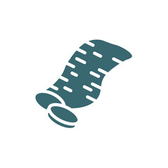 sweet potato icon. Filled sweet potato icon from vegetables and fruits collection. Glyph vector isolated on white background. Editable sweet potato symbol can be used web and mobile