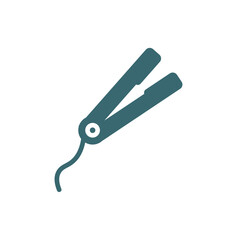 hairdressing tools icon. Filled hairdressing tools icon from technology collection. Glyph vector isolated on white background. Editable hairdressing tools symbol can be used web and mobile