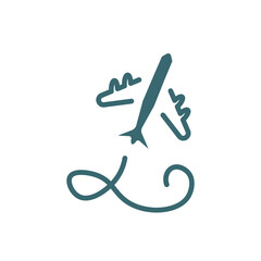 flying airplane icon. Filled flying airplane icon from transportation collection. Glyph vector isolated on white background. Editable flying airplane symbol can be used web and mobile