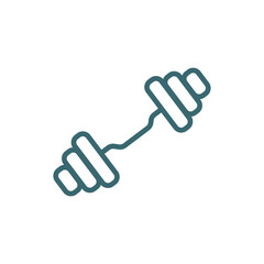 weighted bars icon. Filled weighted bars icon from sport and game collection. Glyph vector isolated on white background. Editable weighted bars symbol can be used web and mobile