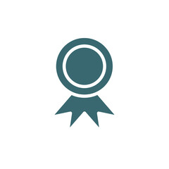 golden medal icon. Filled golden medal icon from sport and game collection. Glyph vector isolated on white background. Editable golden medal symbol can be used web and mobile