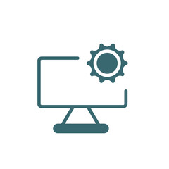 web development icon. Filled web development icon from startup and success collection. Glyph vector isolated on white background. Editable web development symbol can be used web and mobile