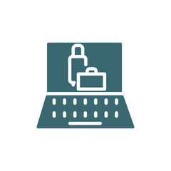 holidays icon. Filled holidays icon from technology collection. Glyph vector isolated on white background. Editable holidays symbol can be used web and mobile