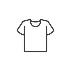T-shirt line icon
