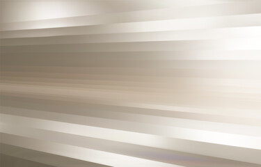Beige background. Abstract light cream gradient. Shiny  stripes texture background. Beige geometric texture wall with light reflections. Beige wallpaper. 3D Vector illustration.