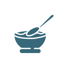 appetizers bowl icon. filled appetizers bowl icon from restaurant collection. flat glyph vector isolated on white background. Editable appetizers bowl symbol can be used web and mobile
