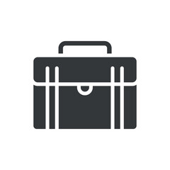 business briefcase icon.filled business briefcase icon from business collection. flat glyph vector isolated on white background. Editable business briefcase symbol can be used web and mobile