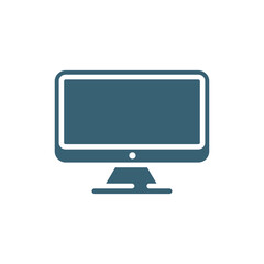 tv screen icons. Filled tv screen, screen icon from computer and tech collection. Flat glyph vector isolated on white background. Editable tv screen symbol can be used web and mobile