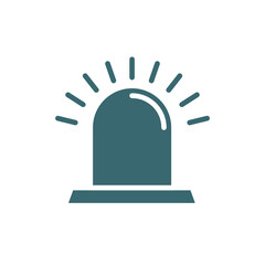 Fototapeta premium emergency icon. Filled emergency icon from health and medical collection. Flat glyph vector isolated on white background. Editable emergency symbol can be used web and mobile