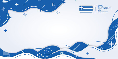 design background to commemorate greece independence day