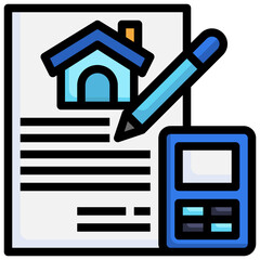 loan flat icon,linear,outline,graphic,illustration