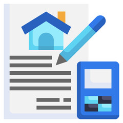 loan flat icon,linear,outline,graphic,illustration